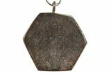 Stony Chondrite Meteorite ( g) Keychain - Morocco #238235-1